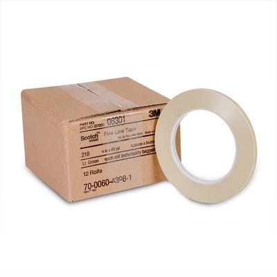 Taśma maskująca 218 cienkoliniowa zielona 3M 06301 - 6 mm x 55 m
