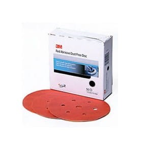 Krążek ścierny na rzep Hookit 3M 316U - P80 - P500 - 150 mm 15 otw
3M Red Coated Abrasive Hookit Disc 316U