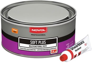 Szpachlówka multifunkcyjna Novol SOFT PLUS - 1,8 kg
Multifunctional putty