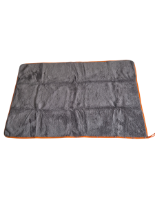 Ręcznik z mikrofibry 60x90 900GSM do osuszania auta detailingowy gruby chłonny Grey Orange