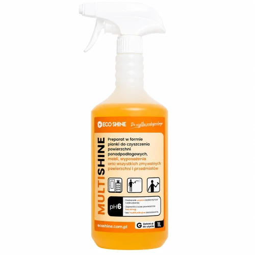 MULTISHINE 1L Uniwersalny Płyn do Czyszczenia Mebli i Powierzchni