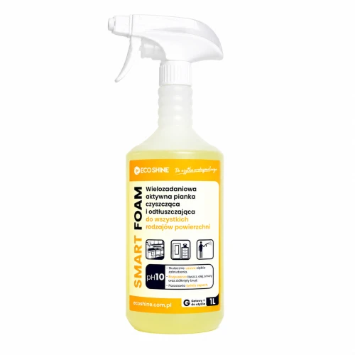 SMART FOAM 1L Aktywna Pianka Odtłuszczająca Silny Odtłuszczacz Do Kuchni Grilla Piekarnika