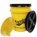 Profesjonalne wiadro do mycia auta z separatorem zanieczyszczeń i hermetycznym wieczkiem MEGUIAR'S  Professional Wash Bucket Combo 18,9L