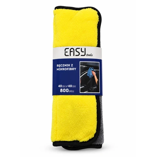 EASYtools ręcznik z mikrofibry 40x40 cm 800 GSM do detailingu i polerowania lakieru