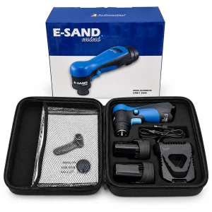 EASY tools E-SAND mini – akumulatorowa szlifierka do usuwania wtrąceń lakierniczych