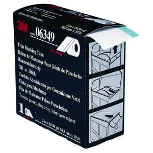 Taśma maskująca do szyb wklejanych 3M 06349 - 10mm, 50 mm x 10 m
3M 06349 Trim Masking Tape