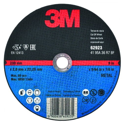 Tarcza do cięcia metalu 3M 62923 - 230x2,0x22 mm