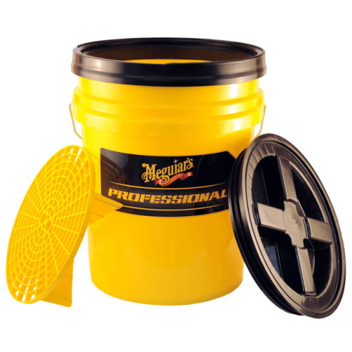 Profesjonalne wiadro do mycia auta z separatorem zanieczyszczeń i hermetycznym wieczkiem MEGUIAR'S