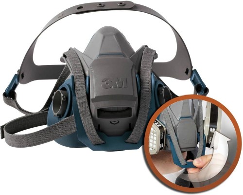 Półmaska 3M 6502QL wielokrotnego użytku z opcją Quick Latch - rozmiar: M