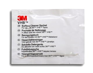 Ściereczka do odtłuszczania powierzchni z IPA VHB 3M Surface Cleaner Sachet