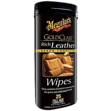 Ściereczki do pielęgnacji skóry MEGUIAR'S Gold Class Rich Leather Wipes