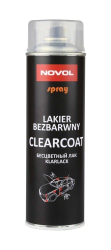 NOVOL SPRAY CLEARCOAT Lakier bezbarwny mat | 500ML