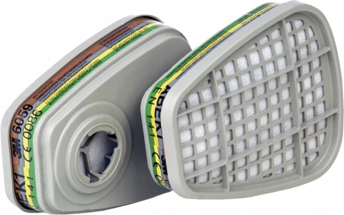 Pochłaniacz ABEK1 parom nieorganicznym i parom organicznym oraz amoniaku 3M 6059 - kpl