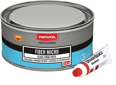 Szpachlówka z włóknem szklanym Novol Fiber Micro - 1,8 kg