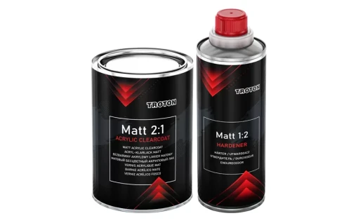 Lakier bezbarwny matowy 2:1  MATT ACRYLIC CLEARCOAT - [1+0,5] L
