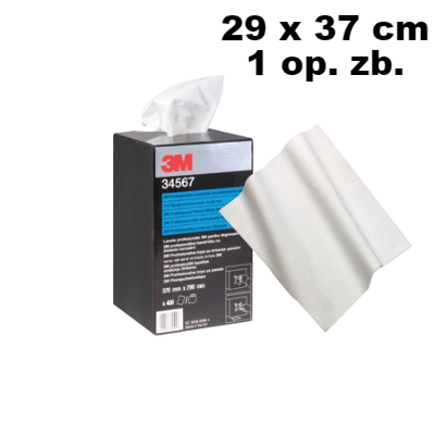 Jednorazowe ściereczki 3M 34567 czyszczące 29 x 37 cm - 400 szt
3M 34567 Professional Panel Wipe