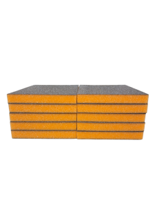 Gąbka ścierna do szlifowania dwustronna P120 - P220  98x120x13mm Medium pomarańczowa RhynoSponge 10 szt