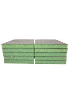 Gąbka ścierna do szlifowania dwustronna 98x120x13mm P400 - P600 Super Fine zielona RhynoSponge 10 szt