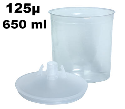 Zestaw Kubków Standard PPS 3M 16026 - 125 mikronów, 650 ml
3M PPS Kit, 16026, Standard size, 125u filters