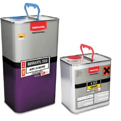 Lakier bezbarwny HS Novol Novakryl 590 - [5+2,5] L