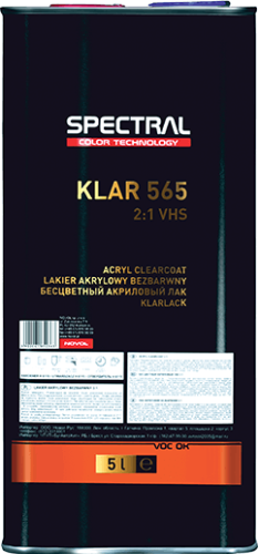 Lakier bezbarwny 2:1 VHS SPECTRAL KLAR 565 - [5+2,5] L