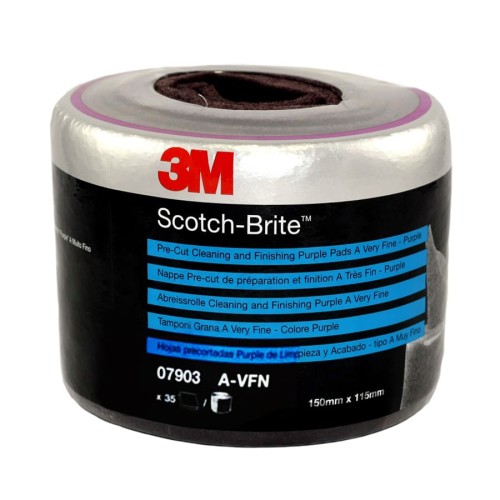 Włóknina ścierna fioletowa Very Fine 07903 3M
3M Scotch-Brite Pre-Cut Roll
