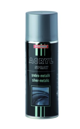 Lakier akrylowy srebrny metalik TROTON - spray - 400 ml