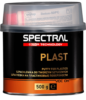 Szpachlówka elastyczna do tworzyw sztucznych 2K SPECTRAL PLAST - 0,5 kg